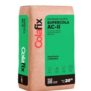 Argamassa AC2 Cinza Super 20Kg Colafix