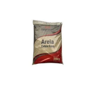 Areia Extra Fina Ensacada 20kg Mapracon