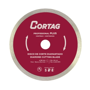 Disco de Corte Diamantado Profissional Plus 200 mm Cortag